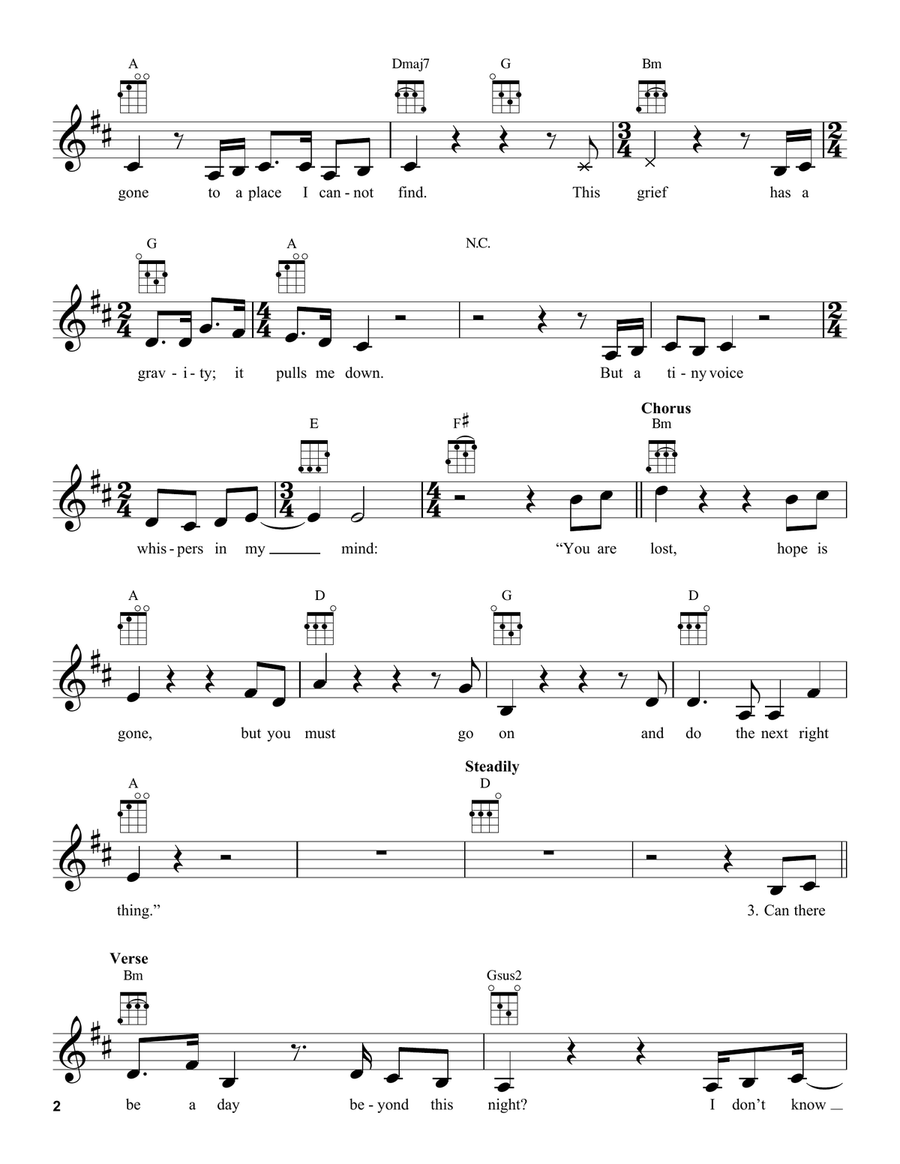 The Next Right Thing (from Disney's Frozen 2) Ukulele scores gallery preview page 2