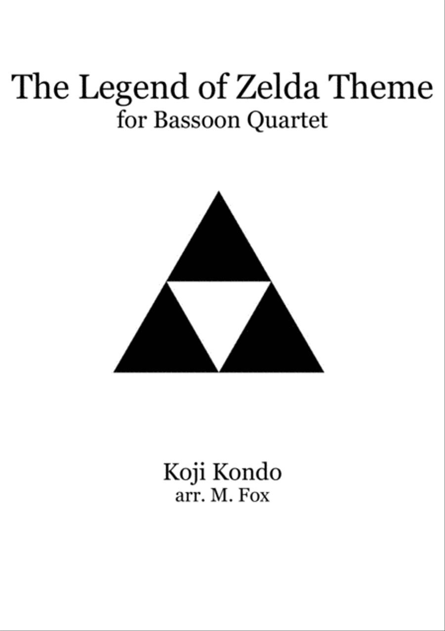 The Legend Of Zelda Woodwind Quartet scores gallery preview page 1