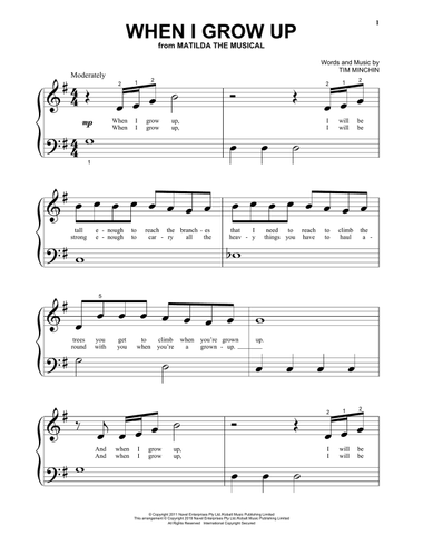When I Grow Up (from Matilda The Musical)
