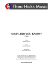 Mary, Did You Know?