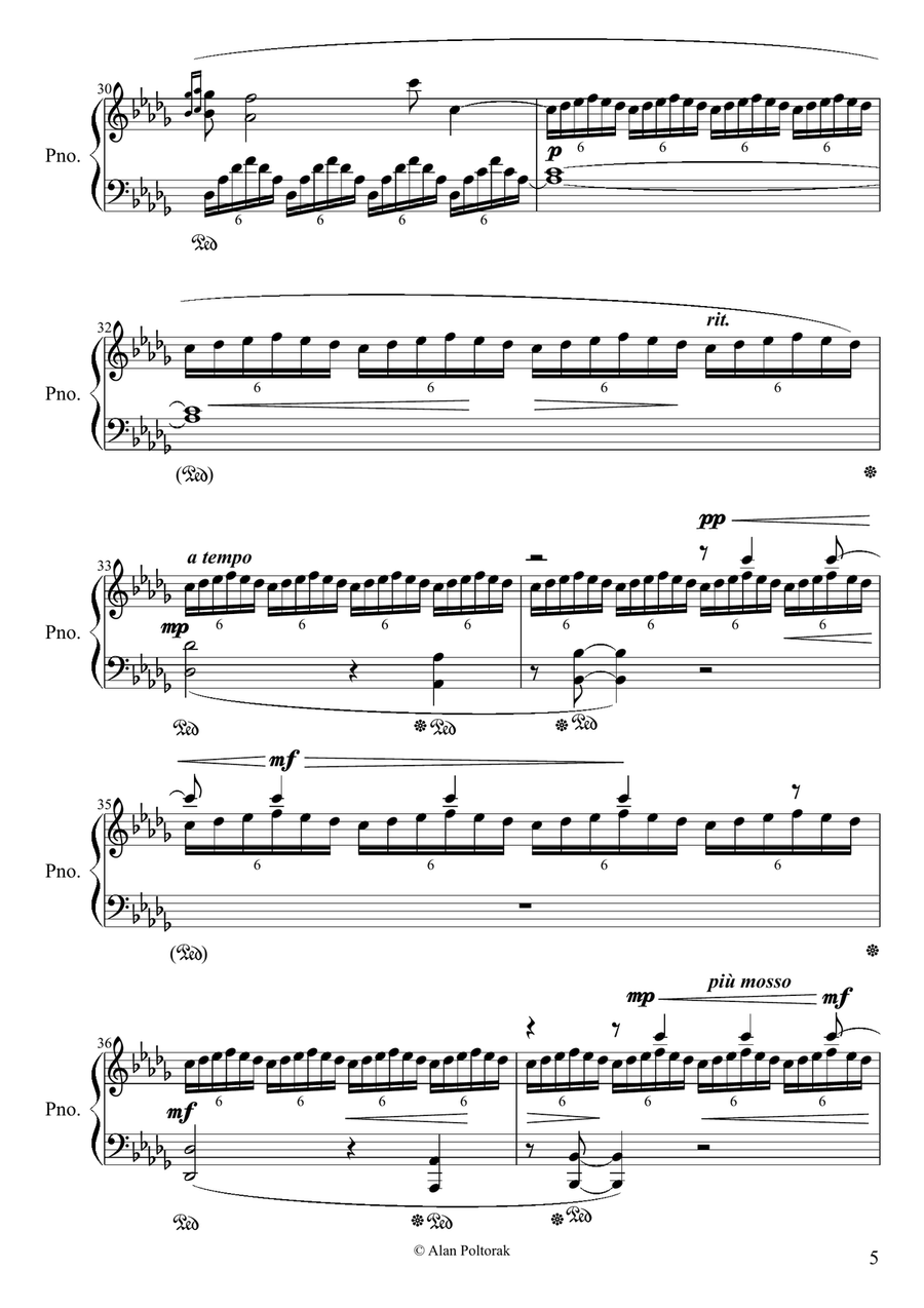 Daydream Daydream Piano Solo scores gallery preview page 5