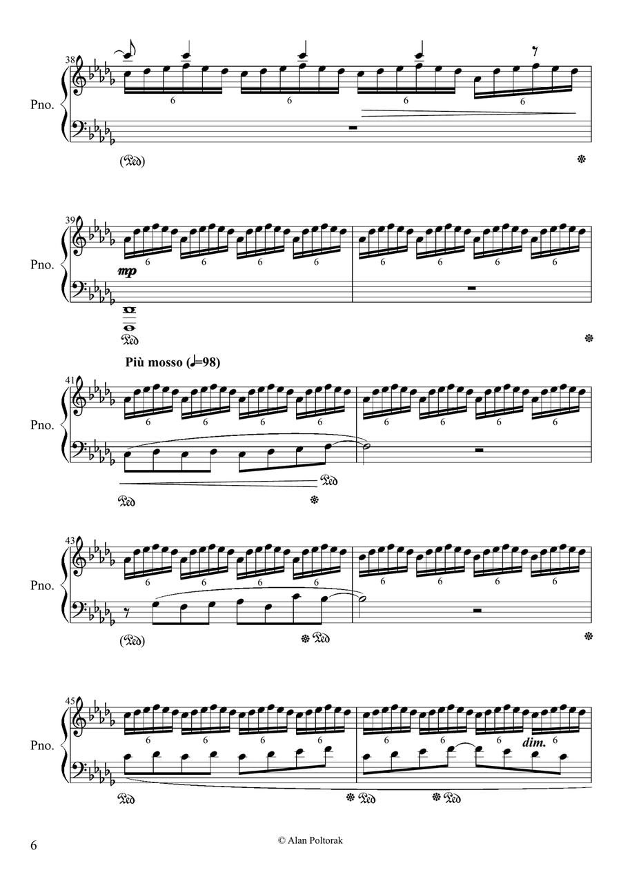 Daydream Daydream Piano Solo scores gallery preview page 6