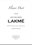 Flower Duet from Lakme for String Ensemble (Conductor's Score)