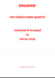 Dreamin' - French Horn quartet