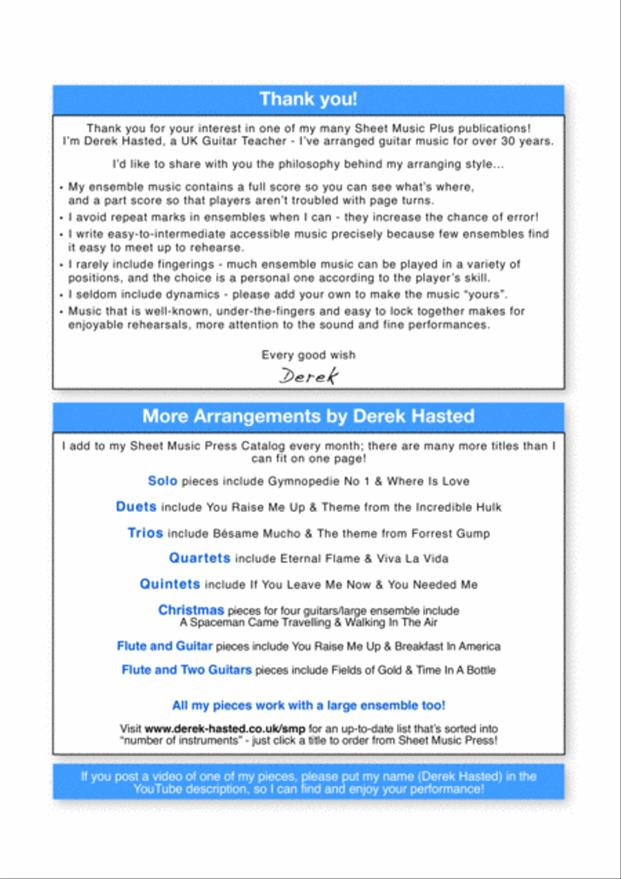 Song From M*a*s*h (suicide Is Painless) Guitar scores gallery preview page 2