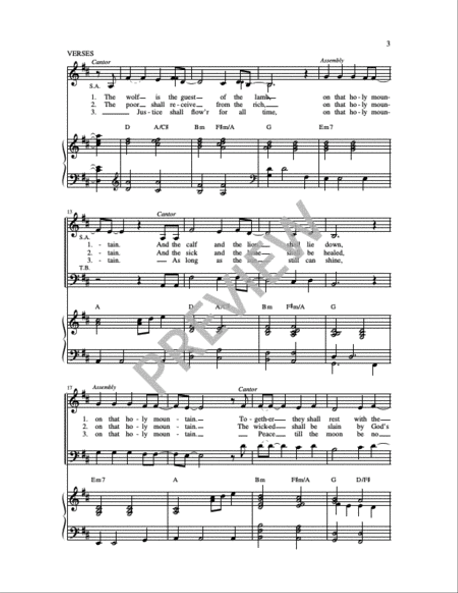On That Holy Mountain On That Holy Mountain 4-Part scores gallery preview page 12
