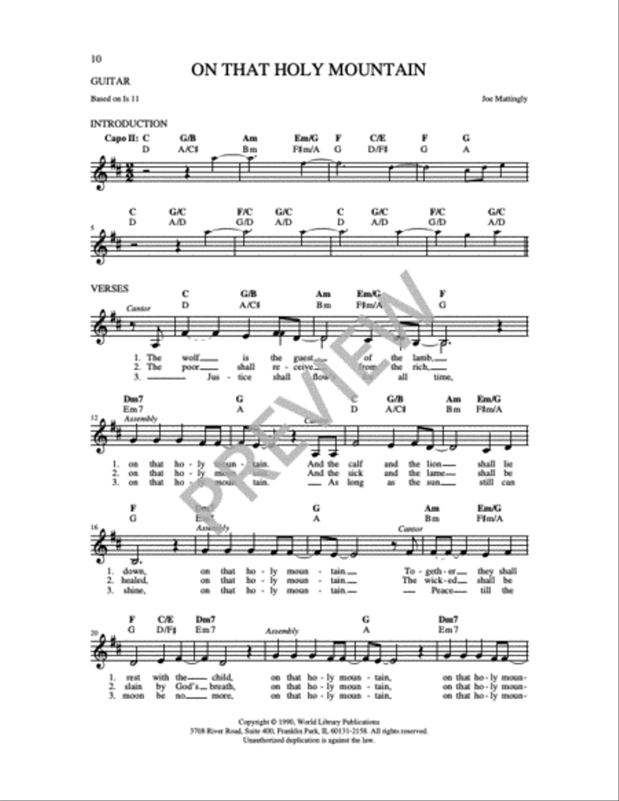 On That Holy Mountain On That Holy Mountain 4-Part scores gallery preview page 4
