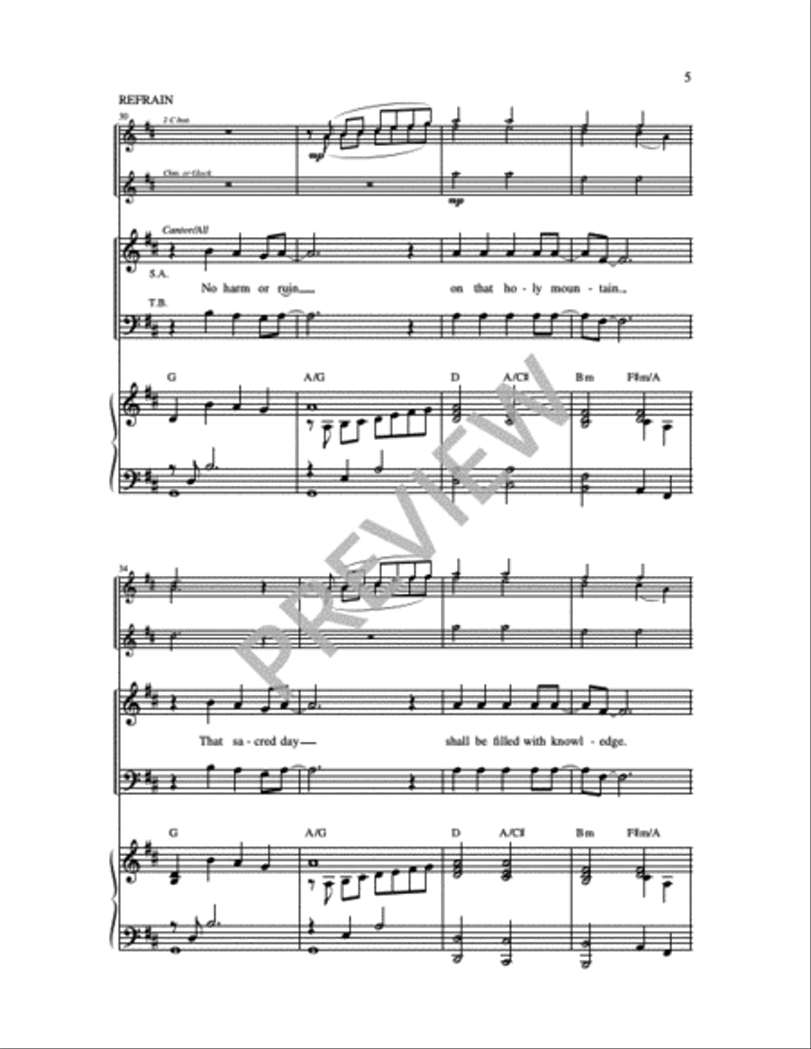 On That Holy Mountain On That Holy Mountain 4-Part scores gallery preview page 7