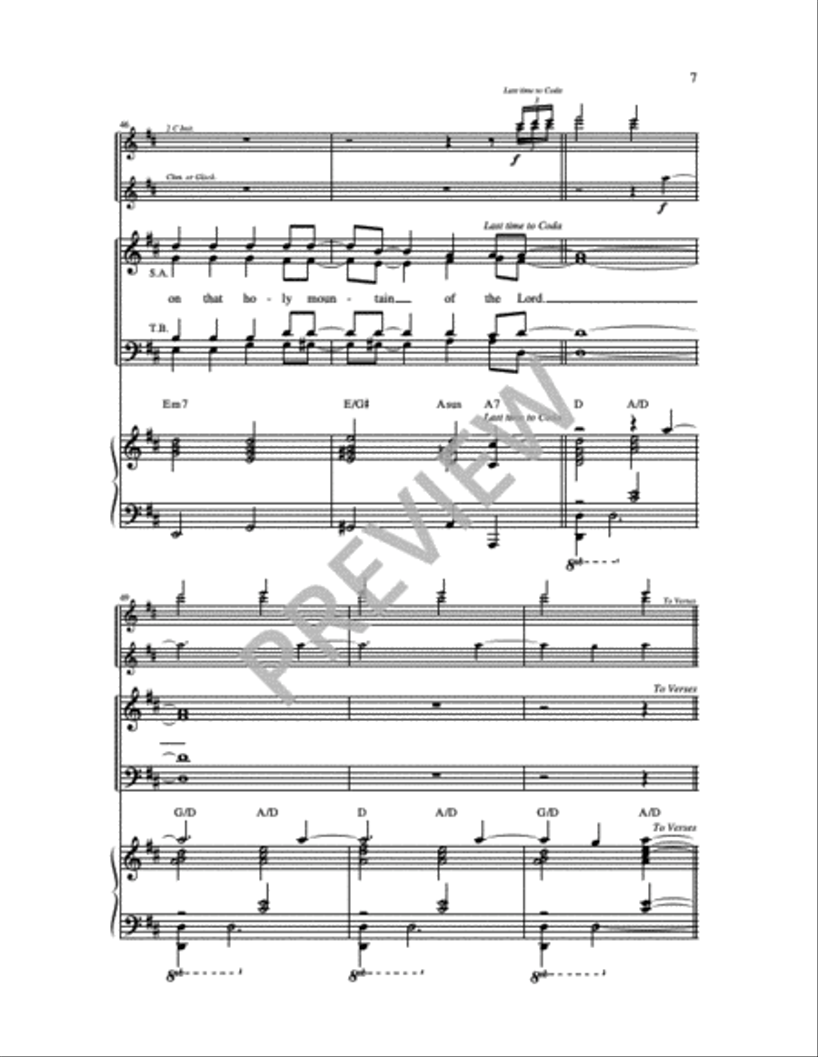 On That Holy Mountain On That Holy Mountain 4-Part scores gallery preview page 8