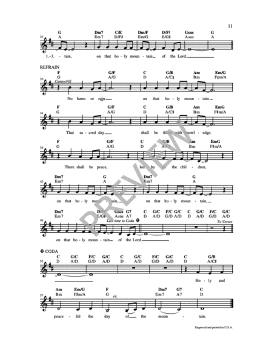 On That Holy Mountain On That Holy Mountain 4-Part scores gallery preview page 10