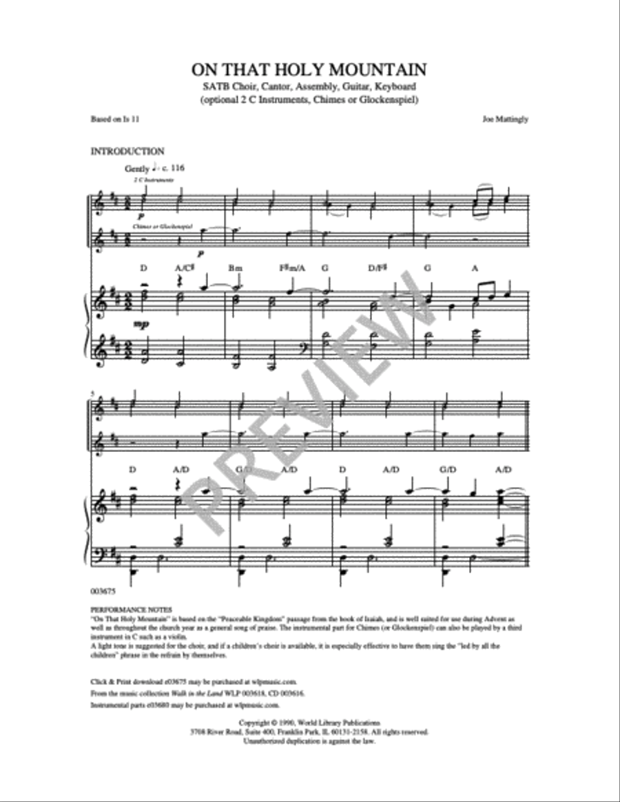 On That Holy Mountain On That Holy Mountain 4-Part scores gallery preview page 11