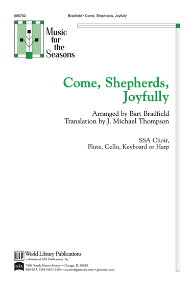 Come, Shepherds, Joyfully