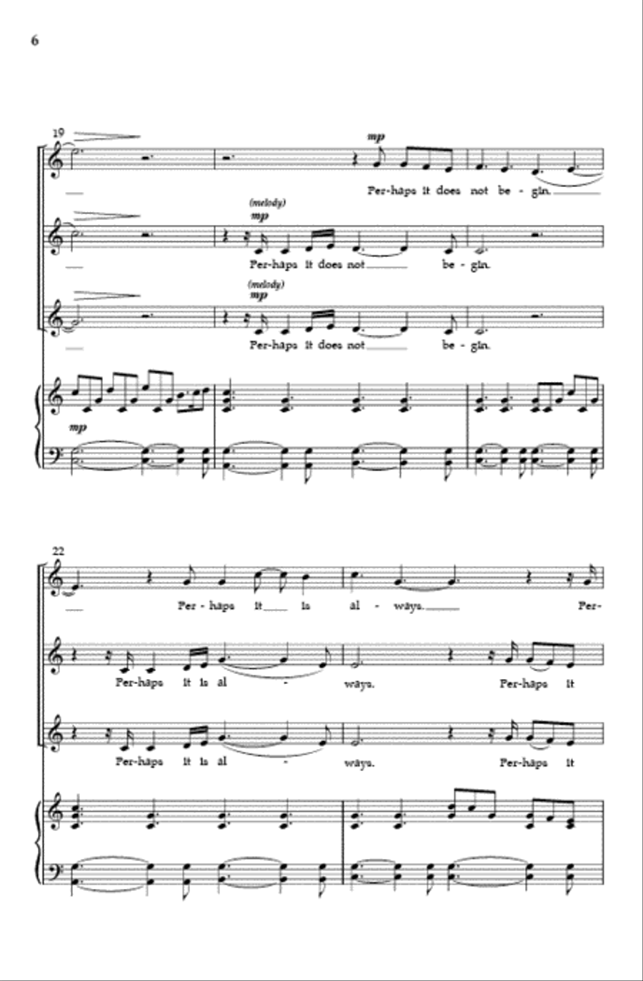 Where the Light Begins (SSA) SSA scores gallery preview page 5