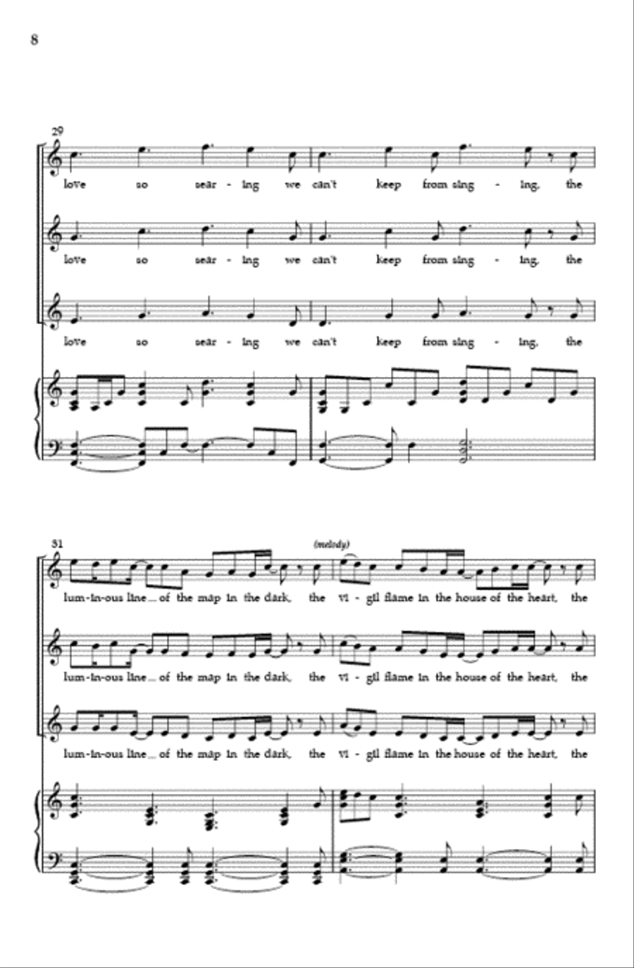 Where the Light Begins (SSA) SSA scores gallery preview page 7