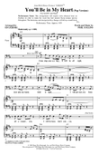 You'll Be In My Heart (Pop Version) (from Tarzan) (arr. Ed Lojeski)