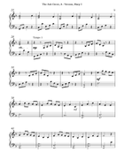 The Ash Grove, Multi-Level Duet for Harps, A Version Harp I Celtic Harp scores gallery preview page 3