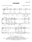 Daydream (arr. Mel Knight)
