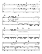 Narcotic Piano, Vocal, Guitar scores gallery preview page 3