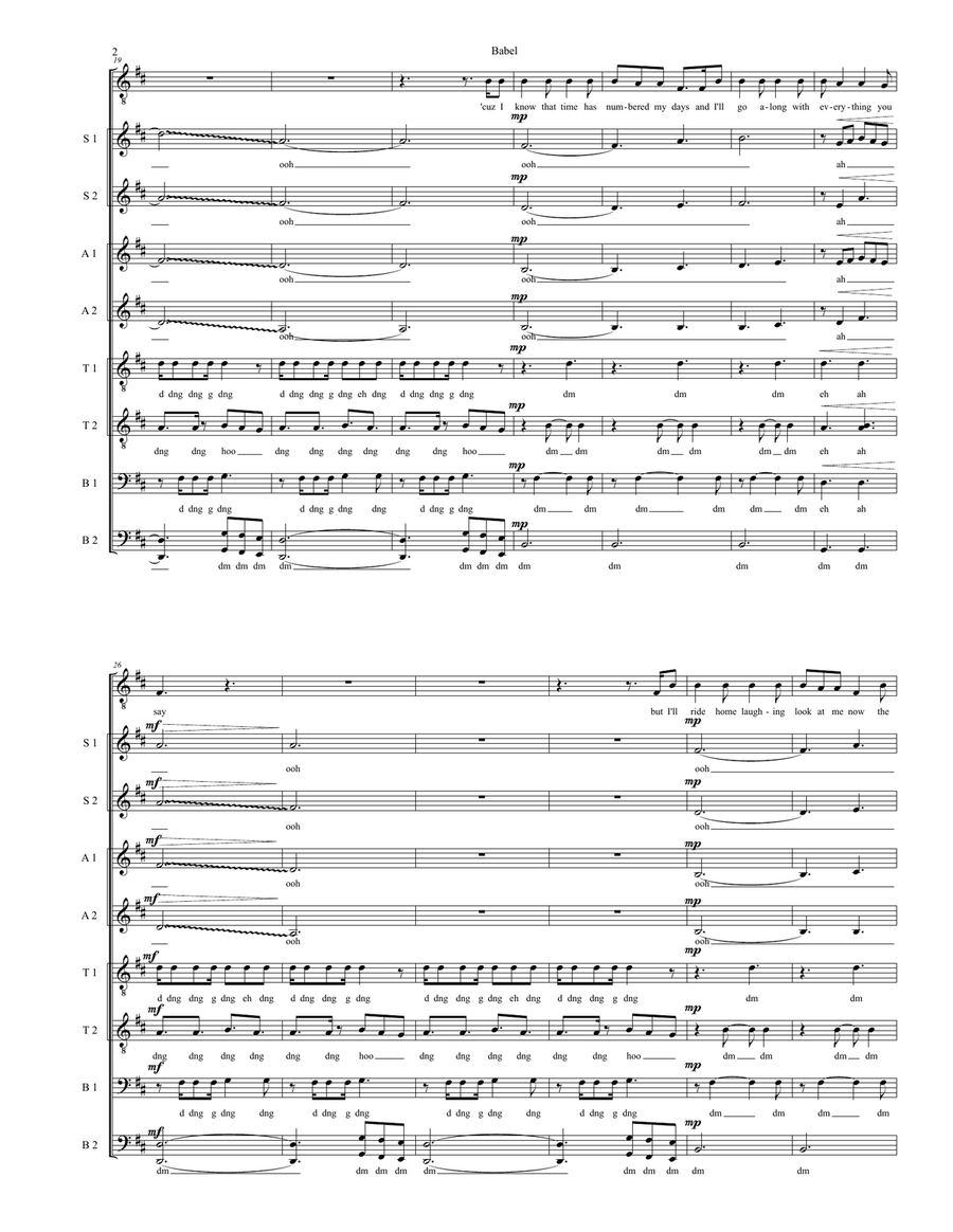 Babel Babel Divisi scores gallery preview page 2