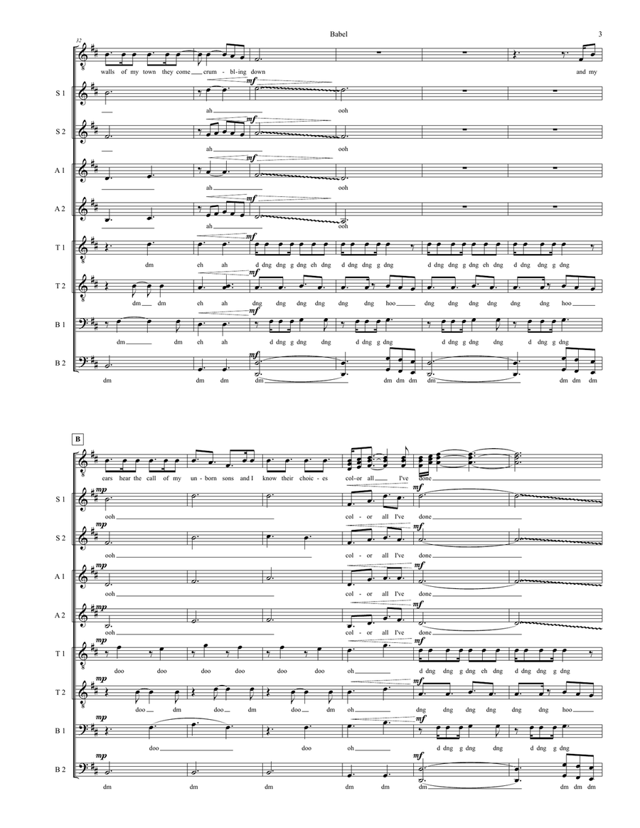 Babel Babel Divisi scores gallery preview page 3