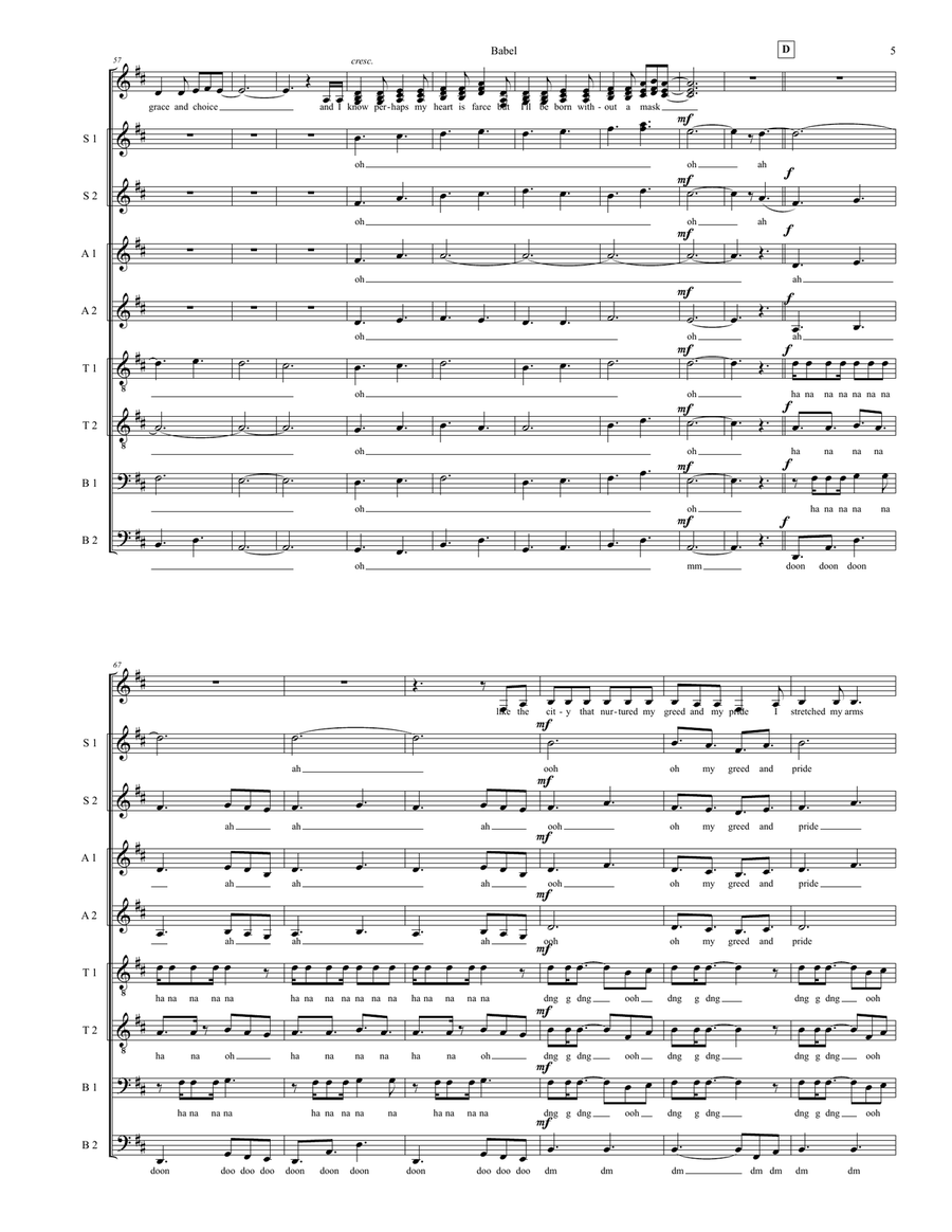 Babel Babel Divisi scores gallery preview page 5