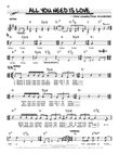 All You Need Is Love [Jazz version]