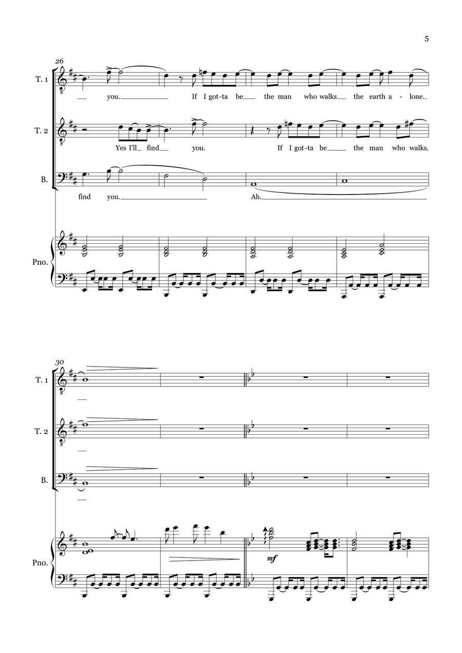 Ballad Of The Mighty I Ballad Of The Mighty I Small Ensemble scores gallery preview page 6