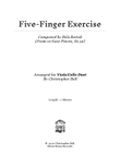 Bela Bartok - Five-Finger Exercise(From 10 Easy Pieces) - Viola/Cello Duet
