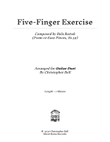 Bela Bartok - Five-Finger Exercise(From 10 Easy Pieces) - Guitar Duet