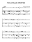 THIS JOYFUL EASTERTIDE FOR SOLO VIOLIN AND PIANO