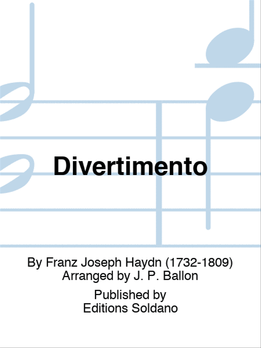 Divertimento Saxophone Ensemble scores gallery preview page 1