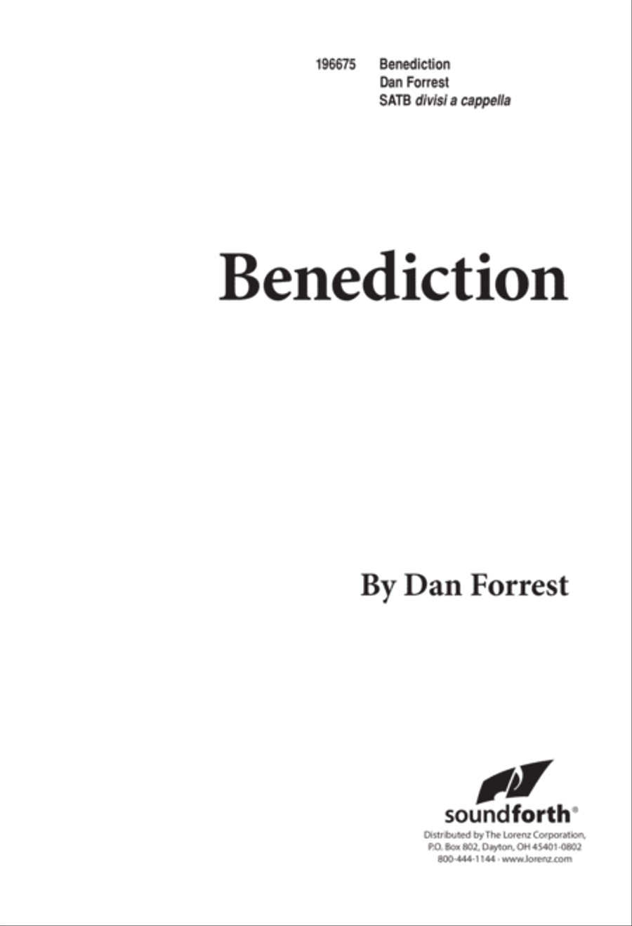 Benediction (Digital Download) Divisi scores gallery preview page 1