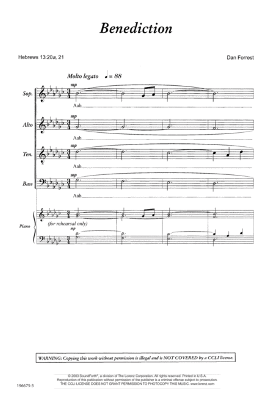 Benediction (Digital Download) Divisi scores gallery preview page 3