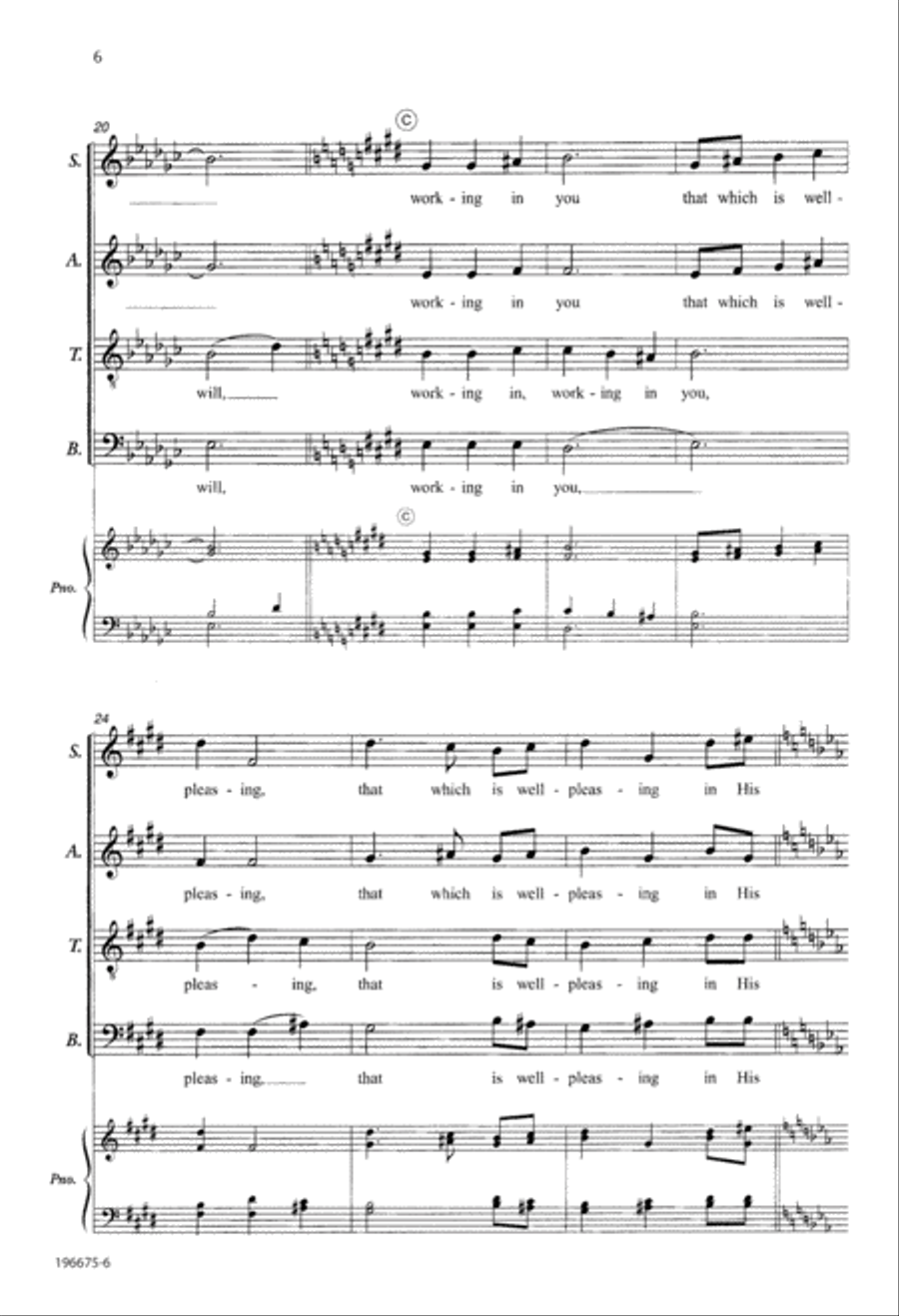 Benediction (Digital Download) Divisi scores gallery preview page 6
