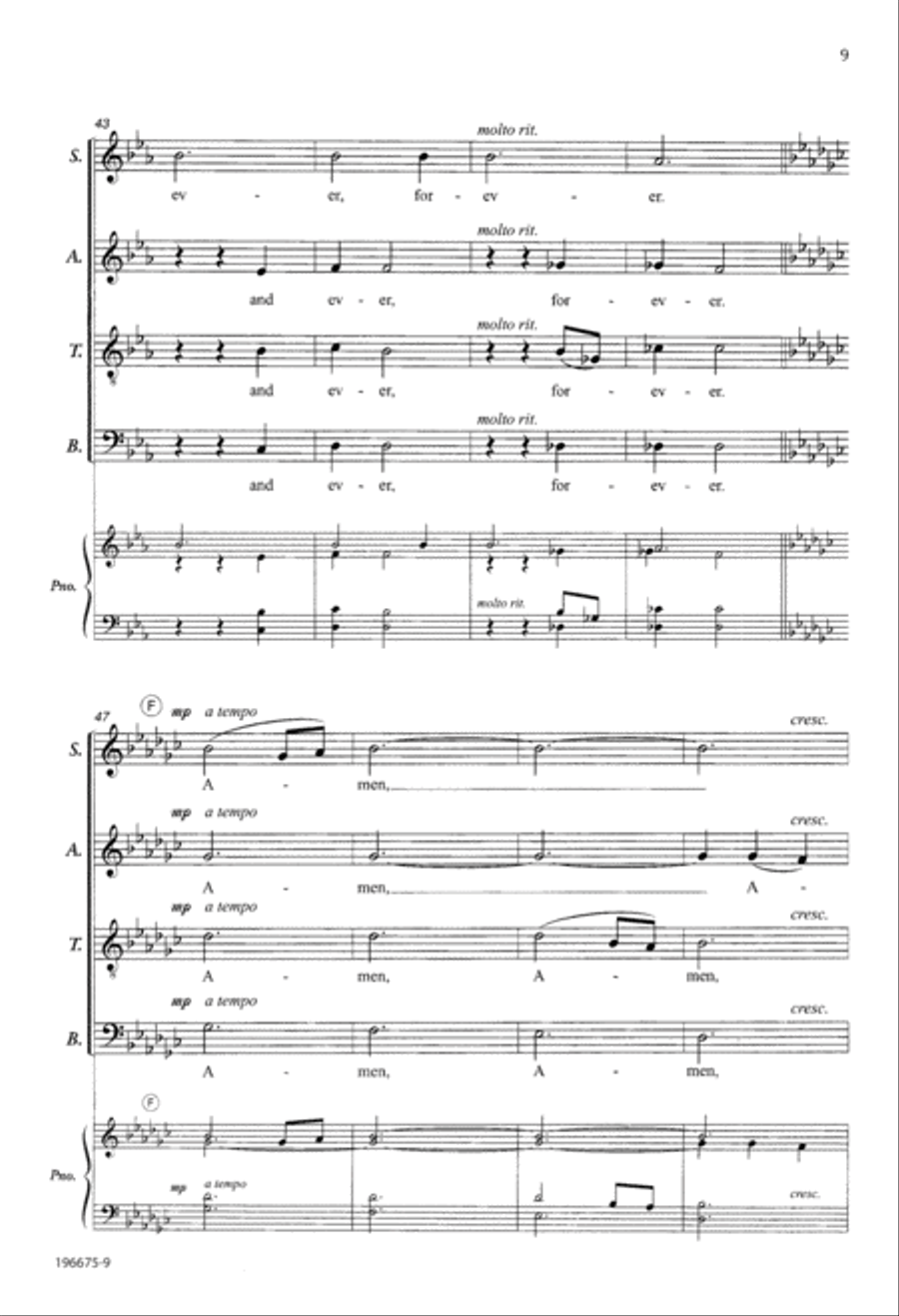 Benediction (Digital Download) Divisi scores gallery preview page 9