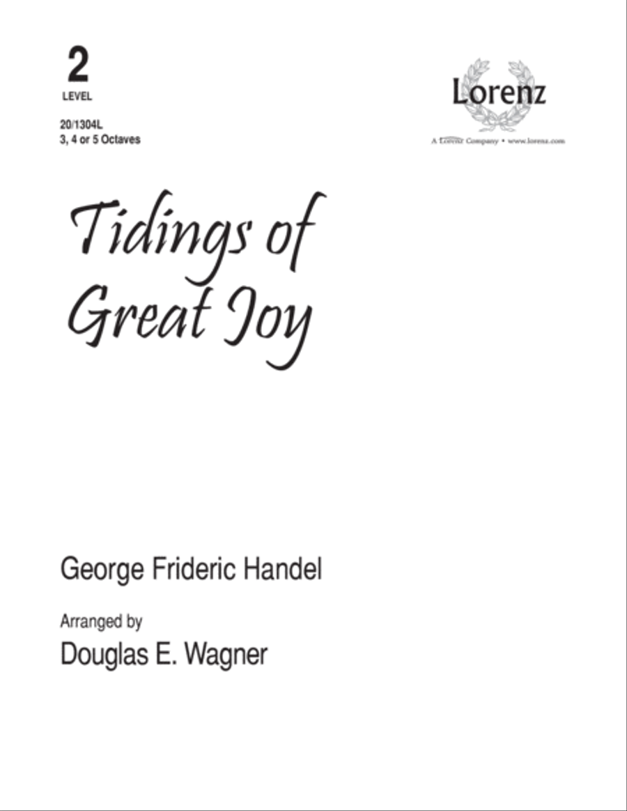 Tidings of Great Joy (Digital Download) 5-Octaves scores gallery preview page 1