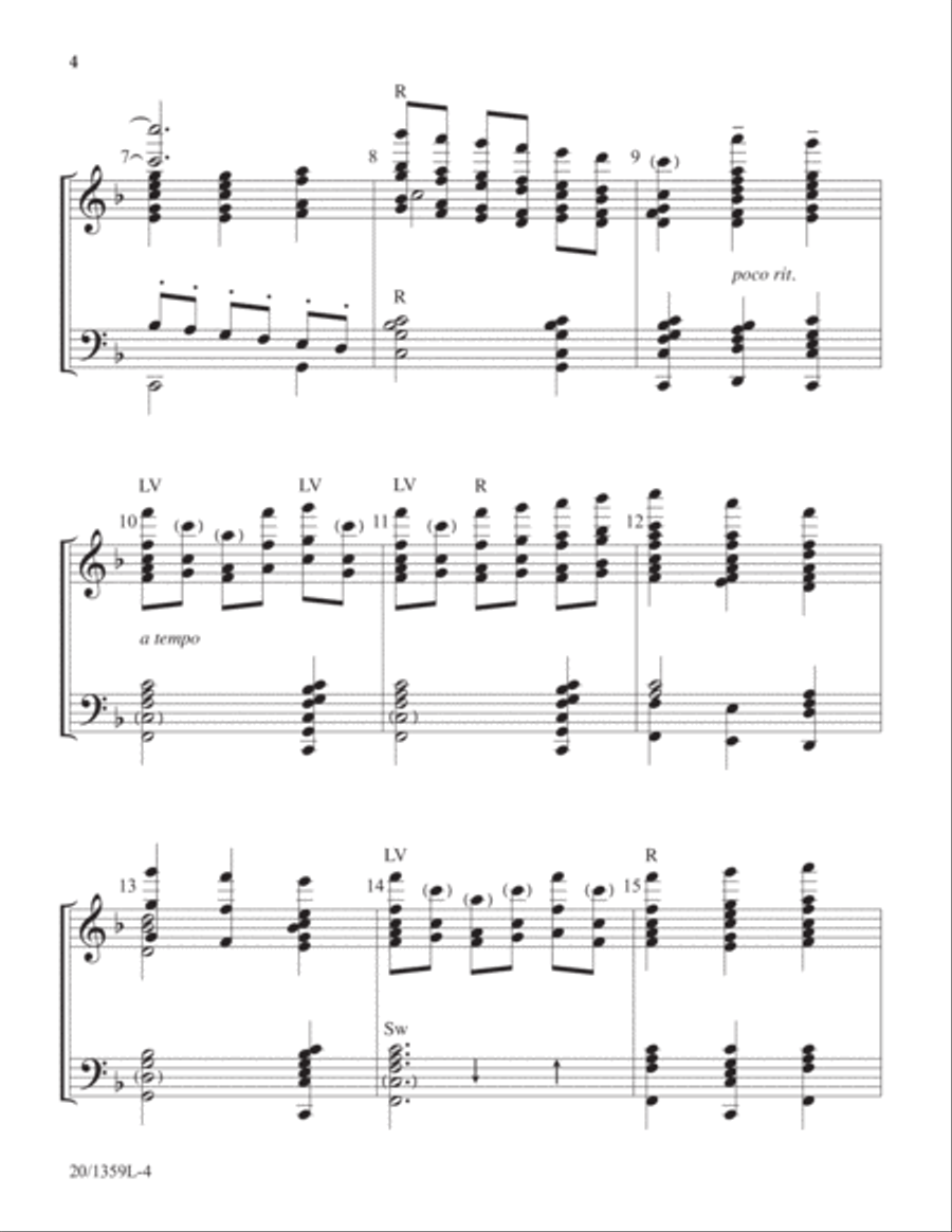 Come Worship the King (Digital Download) 5-Octaves scores gallery preview page 4