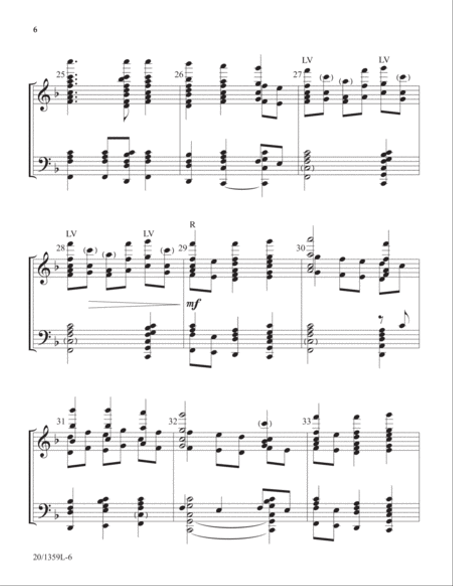 Come Worship the King (Digital Download) 5-Octaves scores gallery preview page 6