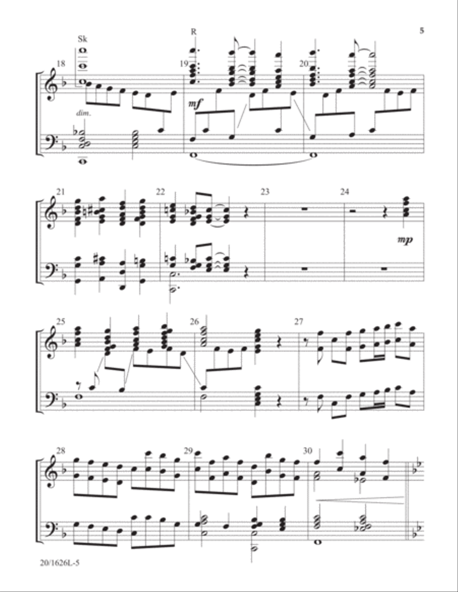 Ring in Exaltation! - Handbell Part (Digital Download) 5-Octaves scores gallery preview page 3
