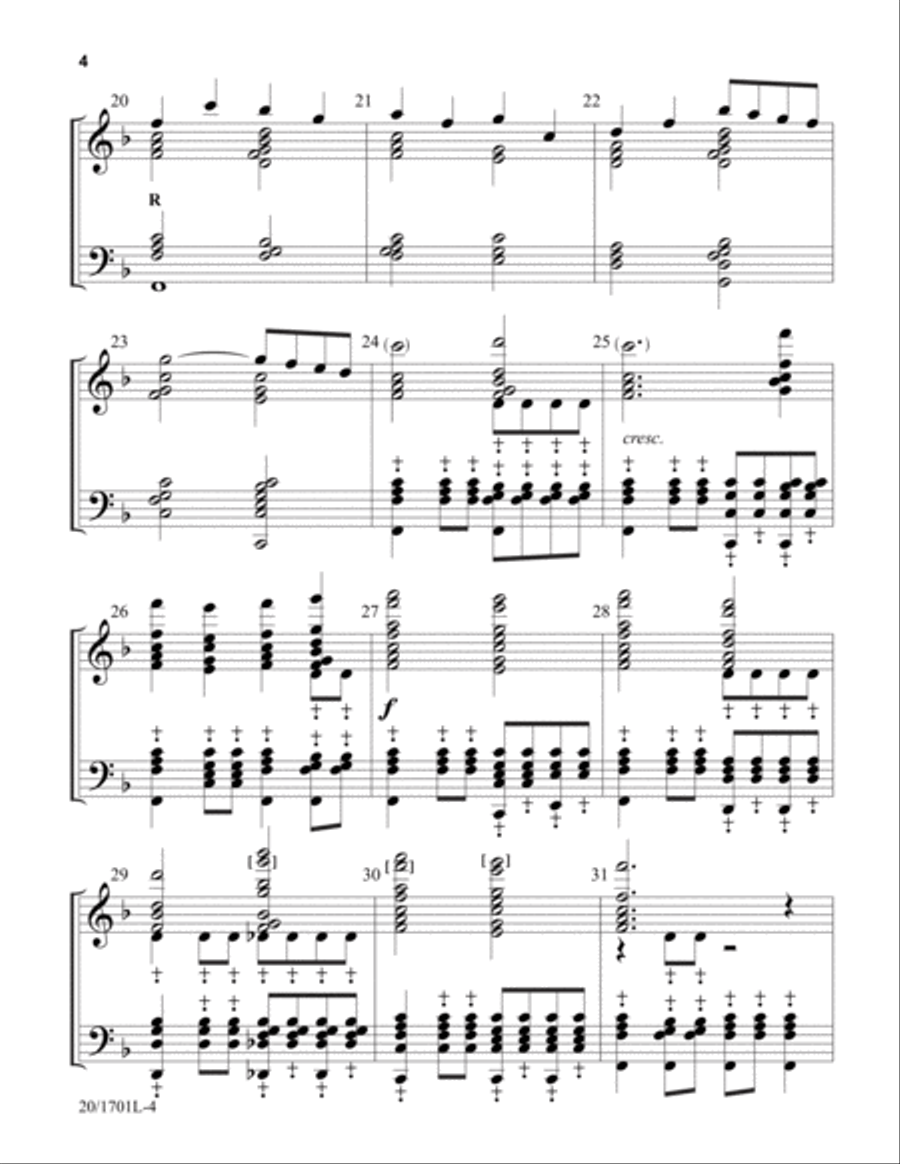 Guide Me, O Thou Great Jehovah (Digital Download) 5-Octaves scores gallery preview page 3