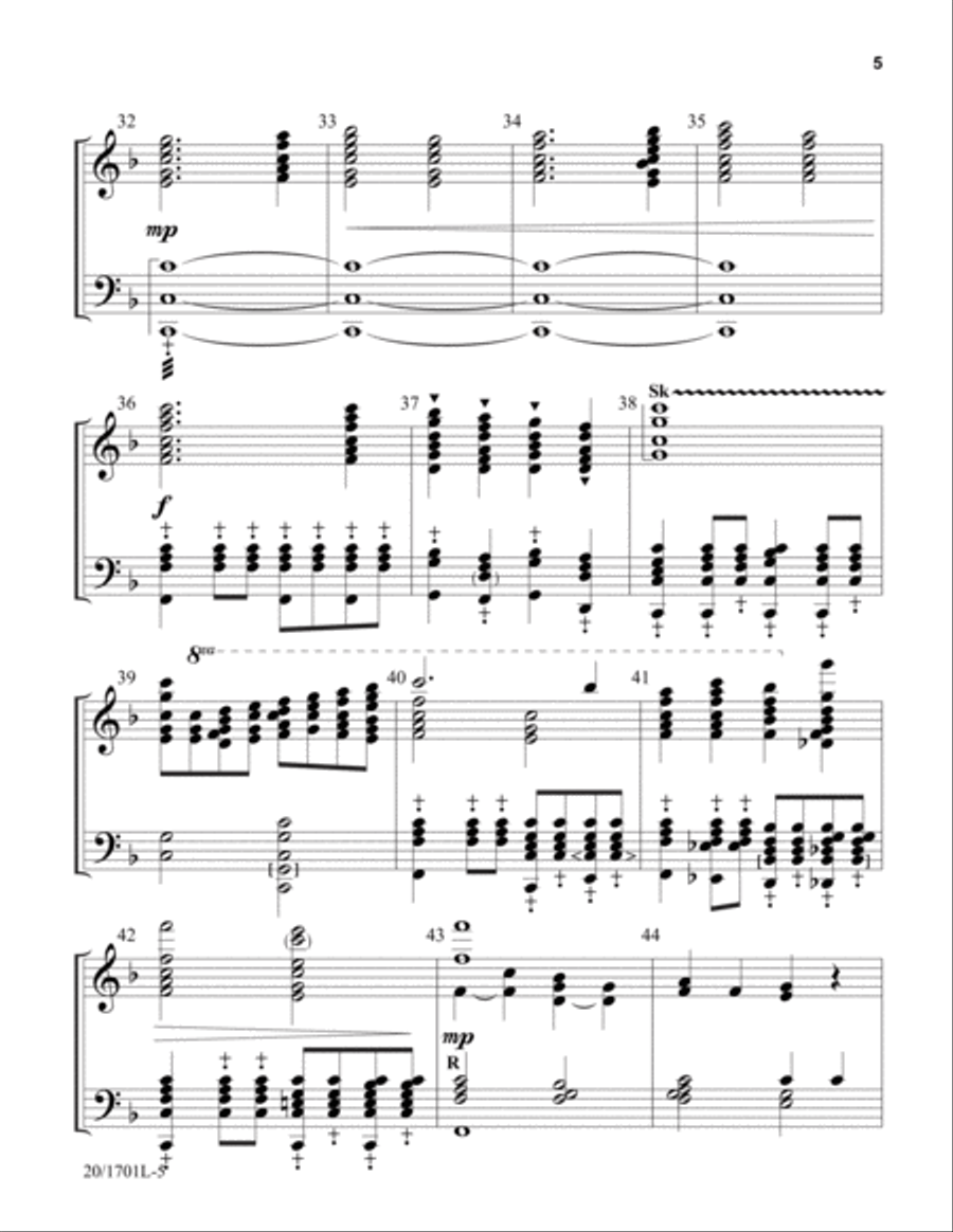 Guide Me, O Thou Great Jehovah (Digital Download) 5-Octaves scores gallery preview page 4