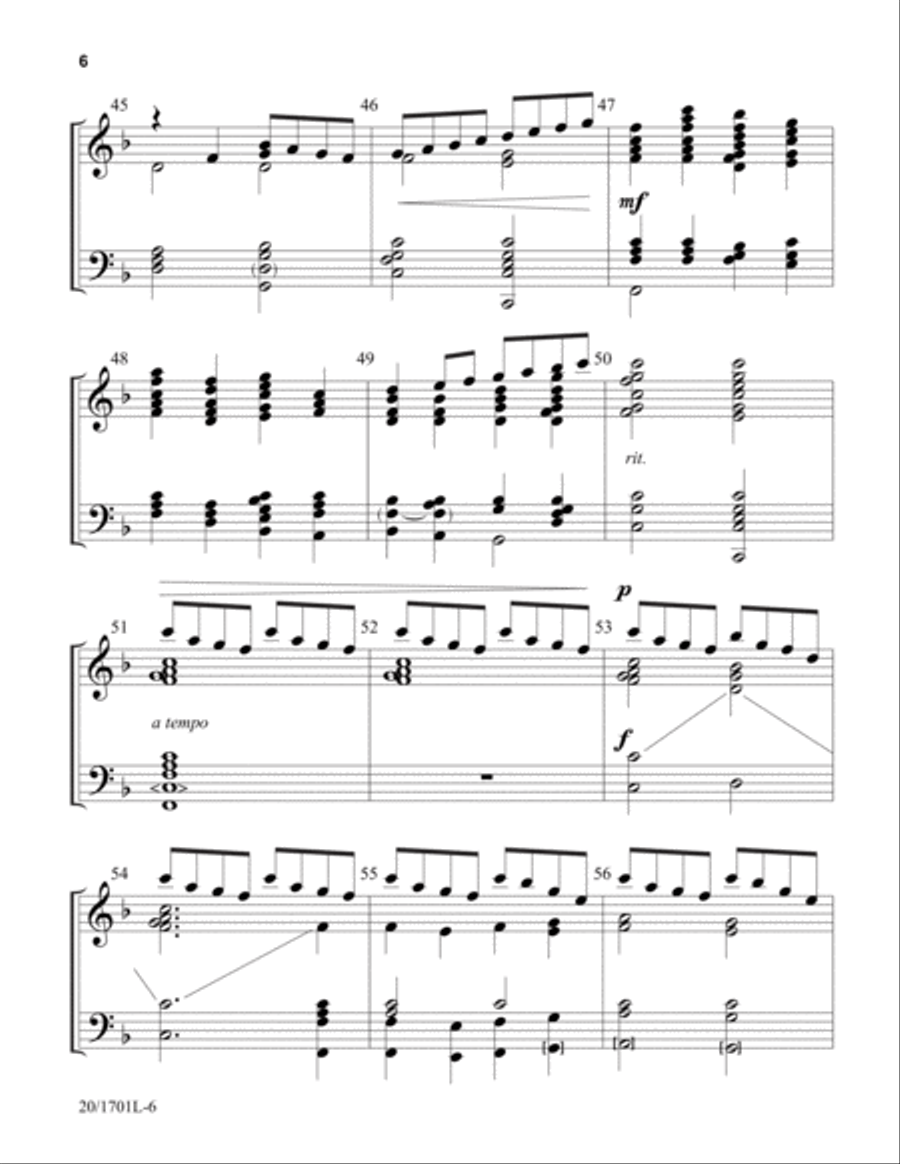 Guide Me, O Thou Great Jehovah (Digital Download) 5-Octaves scores gallery preview page 5
