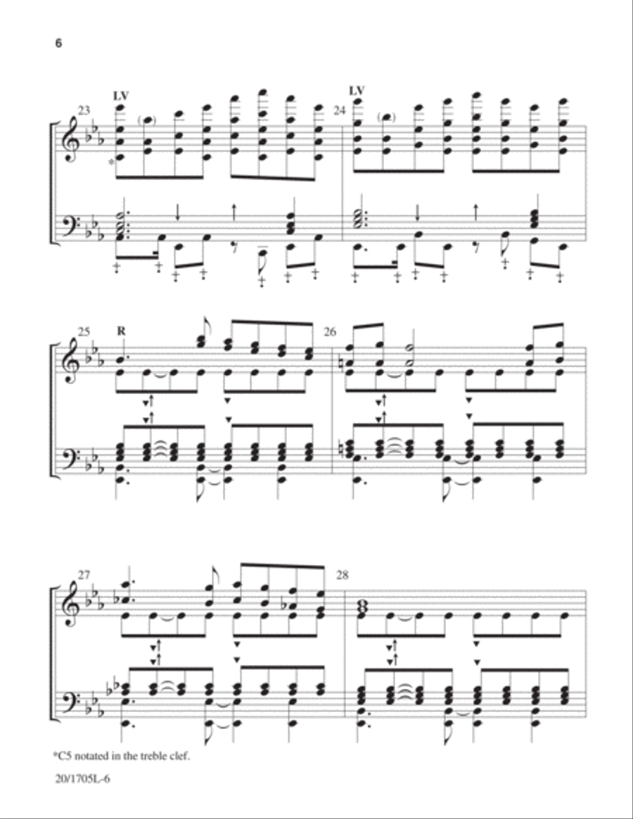 A Declaration of Praise (Digital Download) 5-Octaves scores gallery preview page 5