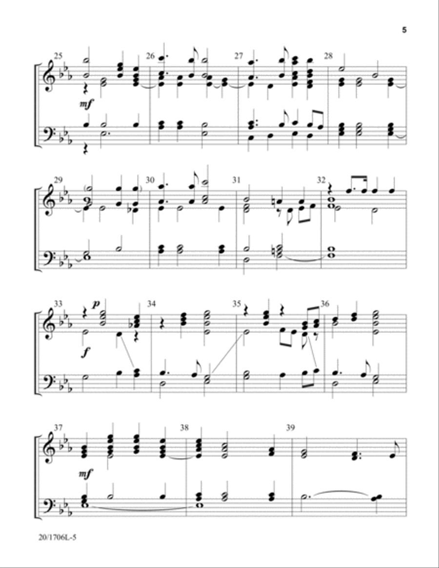 Come, Ye Disconsolate (Digital Download) 3-Octaves scores gallery preview page 3