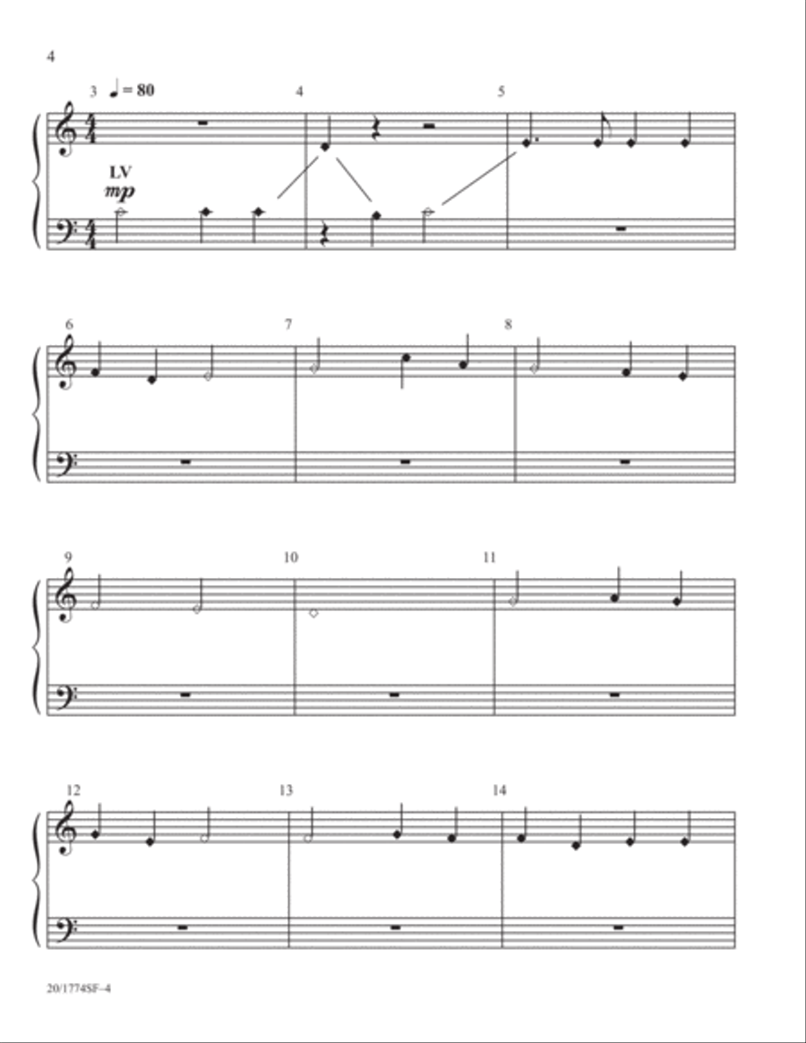 Fairest Lord Jesus (Digital Download) 5-Octaves scores gallery preview page 4