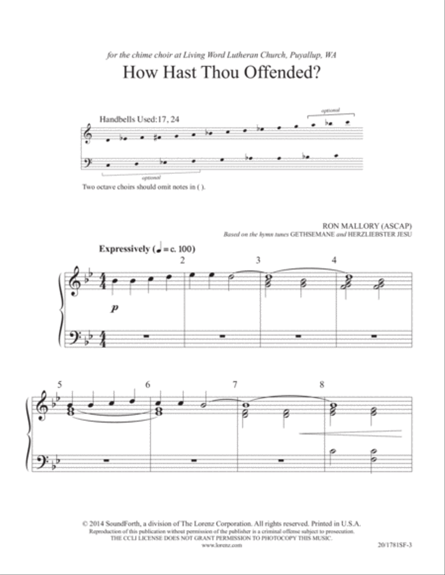 How Hast Thou Offended? (Digital Download) 3-Octaves scores gallery preview page 3