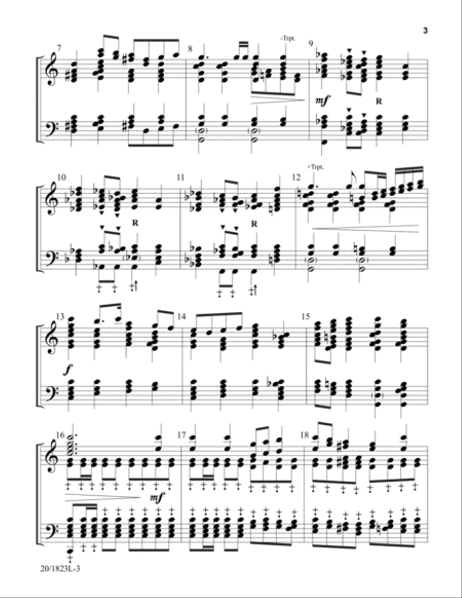 Reformation Procession (Digital Download) 5-Octaves scores gallery preview page 2