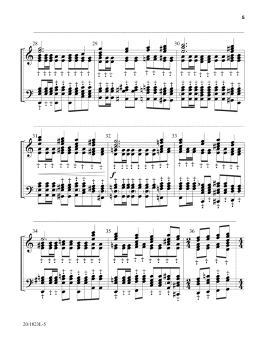 Reformation Procession (Digital Download) 5-Octaves scores gallery preview page 4