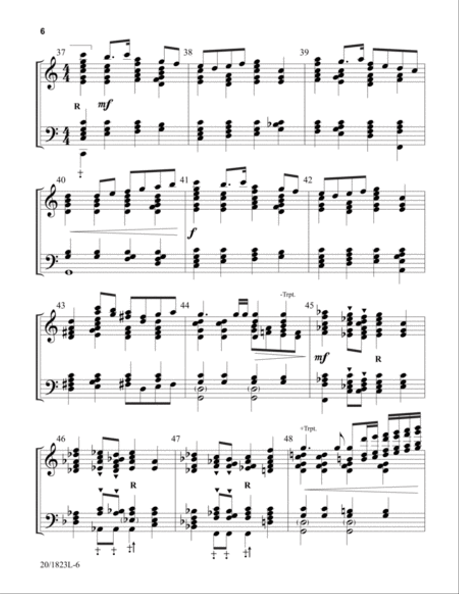 Reformation Procession (Digital Download) 5-Octaves scores gallery preview page 5