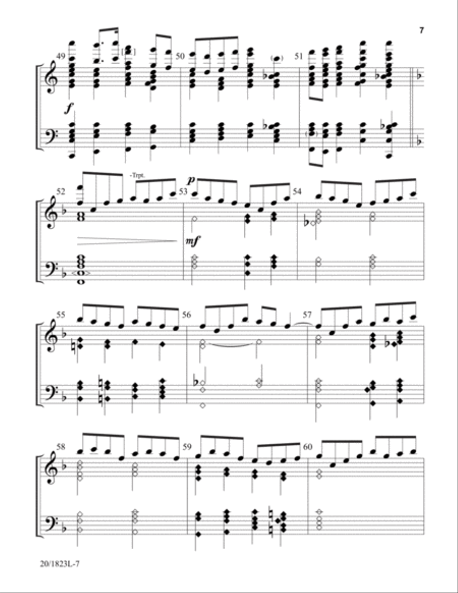 Reformation Procession (Digital Download) 5-Octaves scores gallery preview page 6